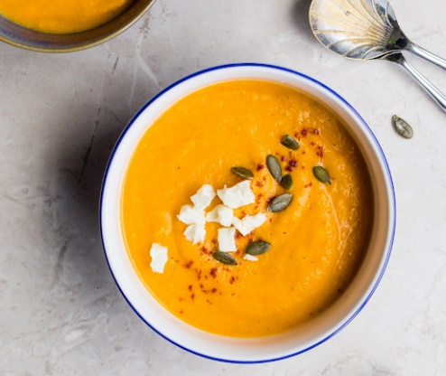 Thai Sweet Potato and Carrot Soup